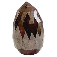 CLOSE OUT GIA 6.49 Carats Orangy Brown Diamond Briolette