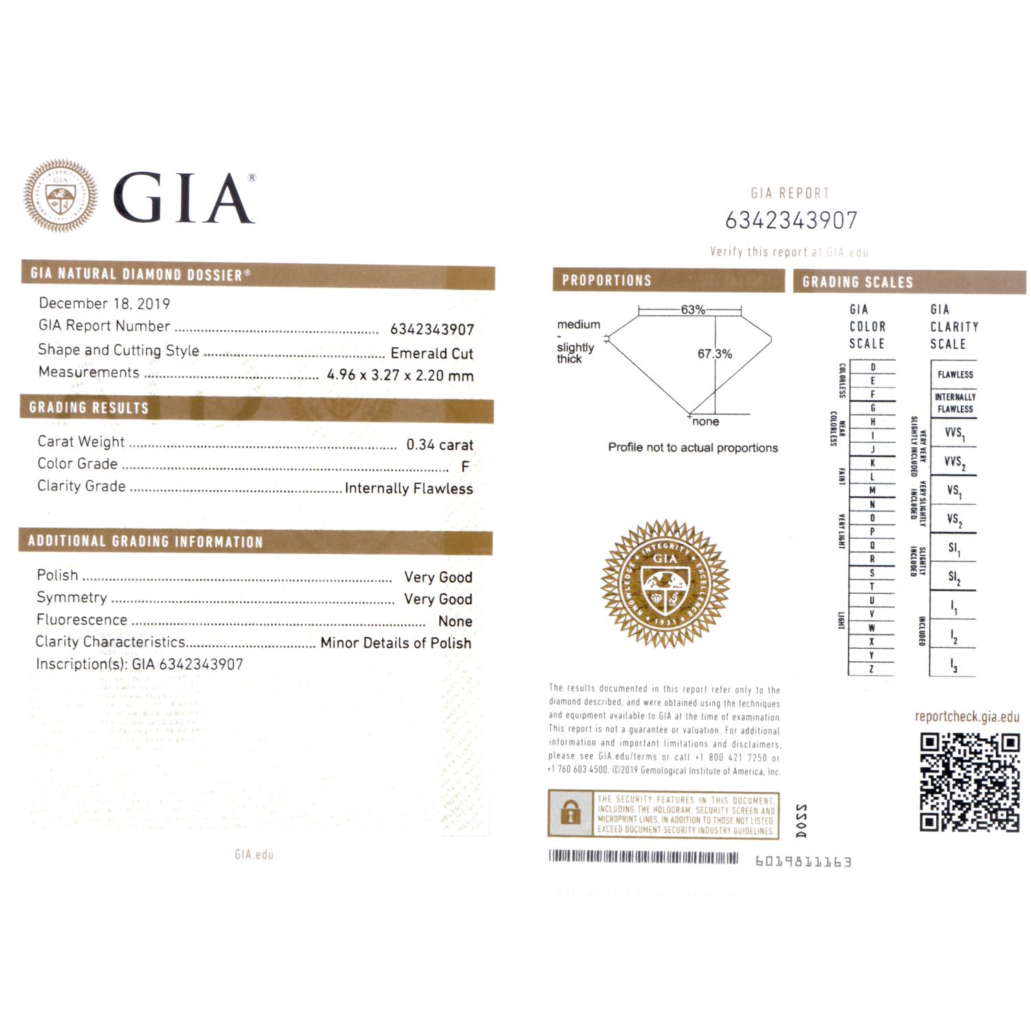 GIA 6.57 Carat D-VVS1 Emerald Cut Diamond Platinum Eternity Band Ring 8