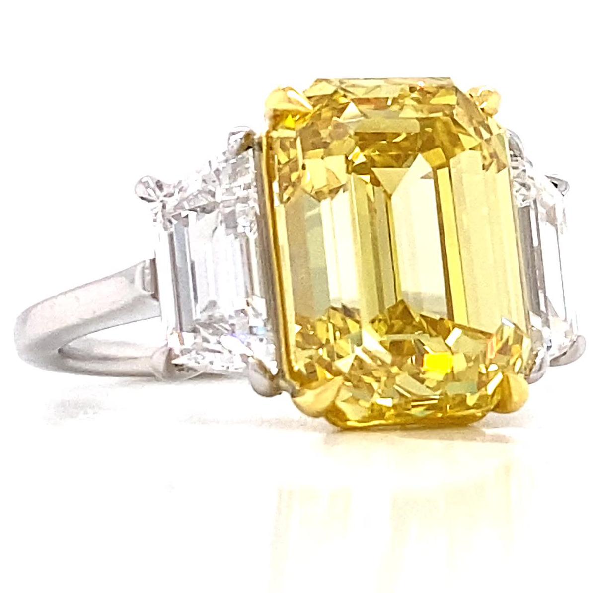 fancy yellow diamonds gia certified