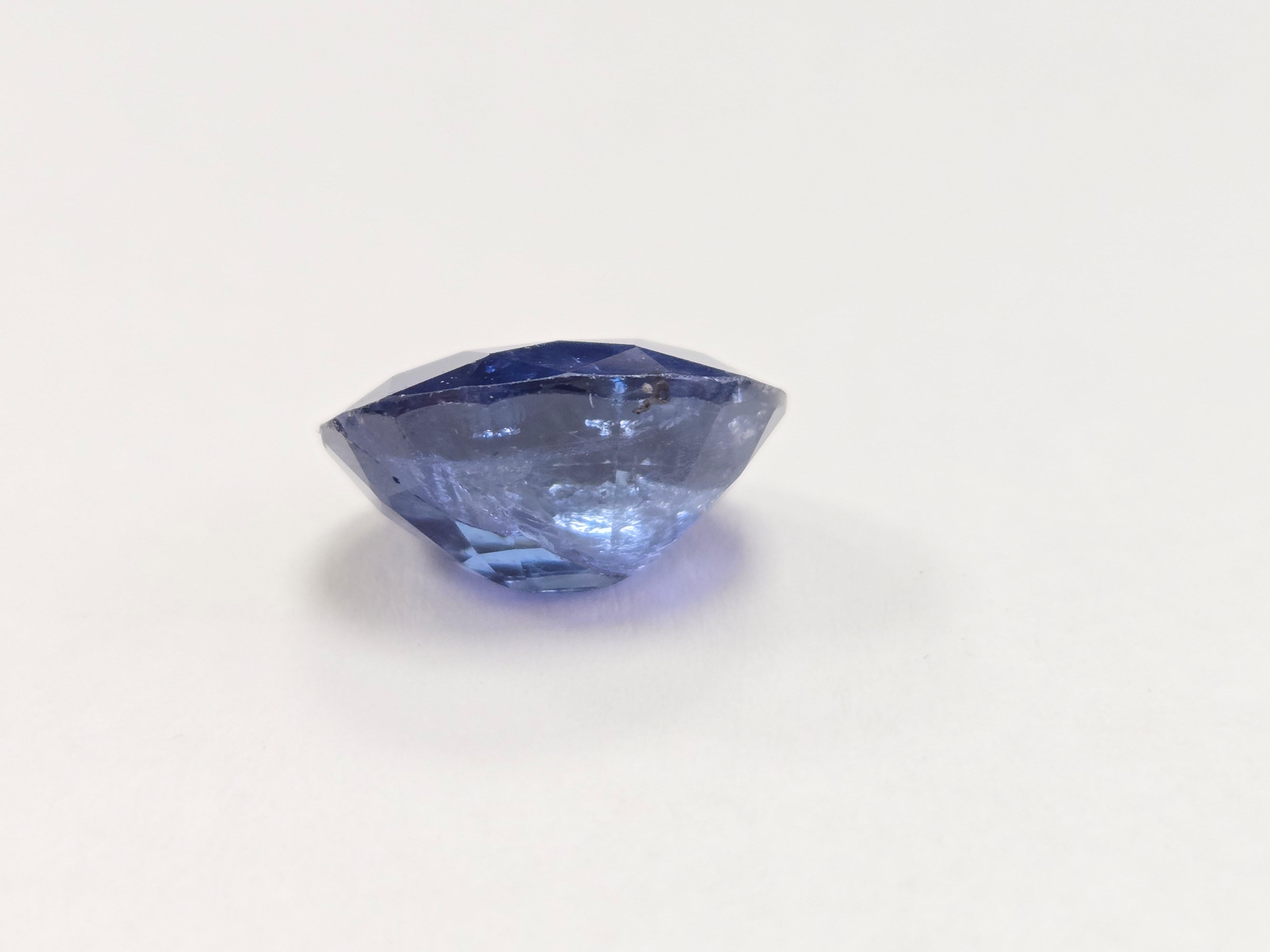 Ovaler GIA 7,10 Karat natürlicher Saphir in ovaler Form (Ovalschliff)