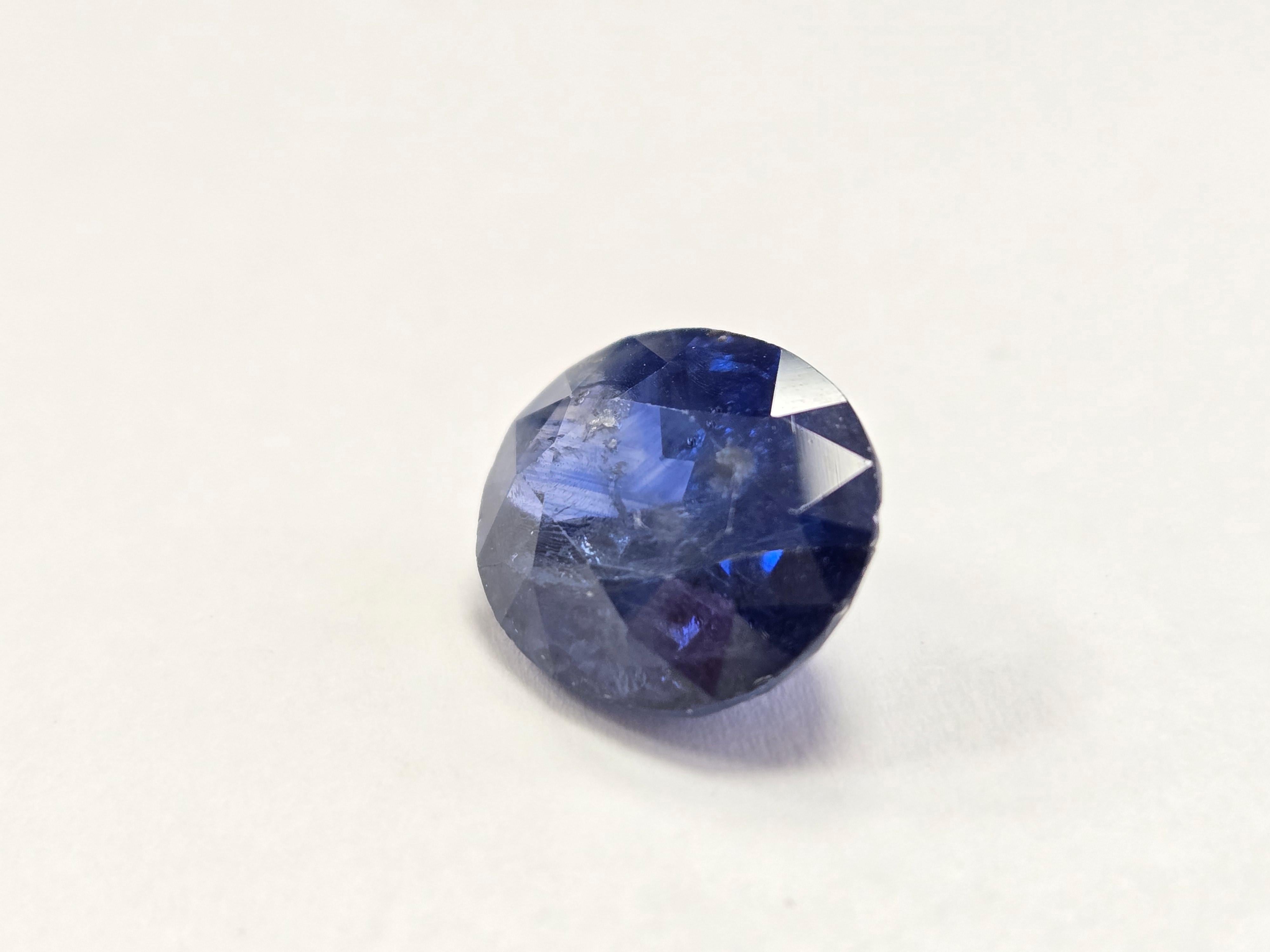 Ovaler GIA 7,10 Karat natürlicher Saphir in ovaler Form 1