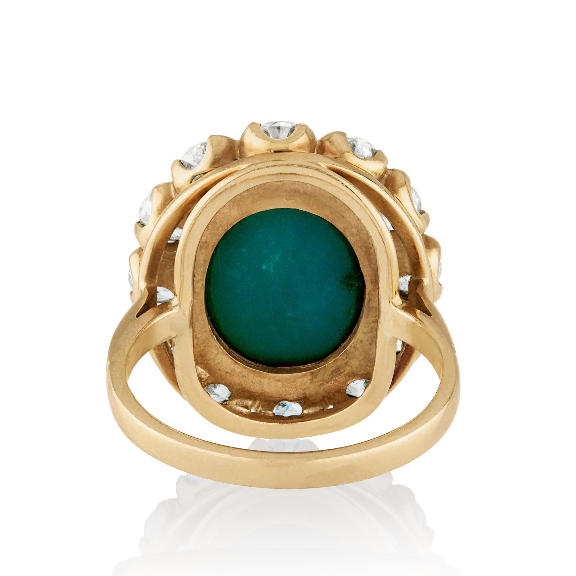 vintage turquoise engagement rings