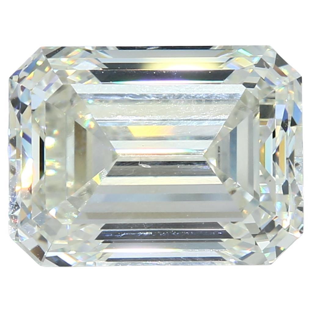 GIA 8,00ct Diamante smeraldo taglio L VS2 sciolto o incastonato in un anello solitario