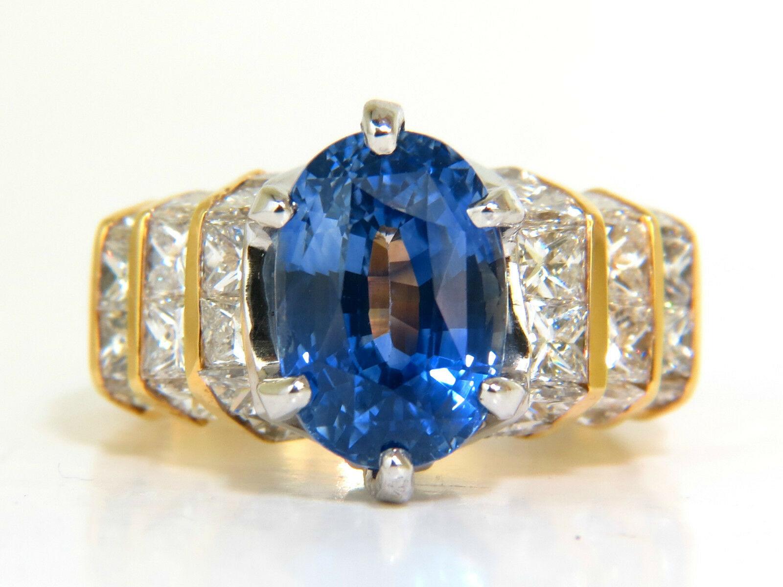 5.89ct. GIA-zertifizierter natürlicher Saphir-Ring
Oval geschliffener Spiegel

Sehr sehr saubere Reinheit

Durchgehend funkelnd blau

Die klassische kornblumenfarbene Farbe

11.43 X 7,86 X 6,82 mm

Transparenz A+

GIA: 