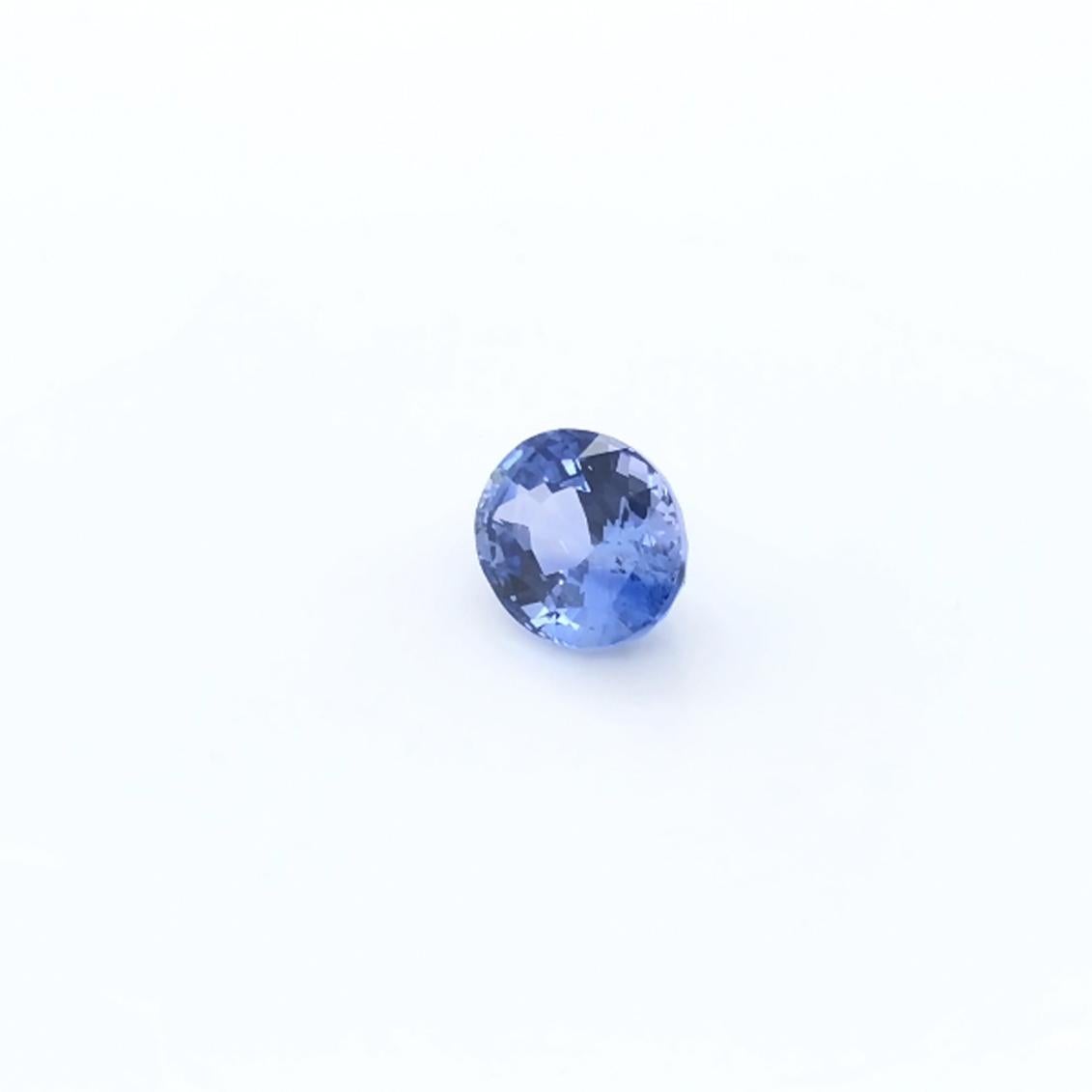 Oval Cut GIA and Bellerophon Certified 4.23ct Blue Sapphire Natural Gemstone For Sale