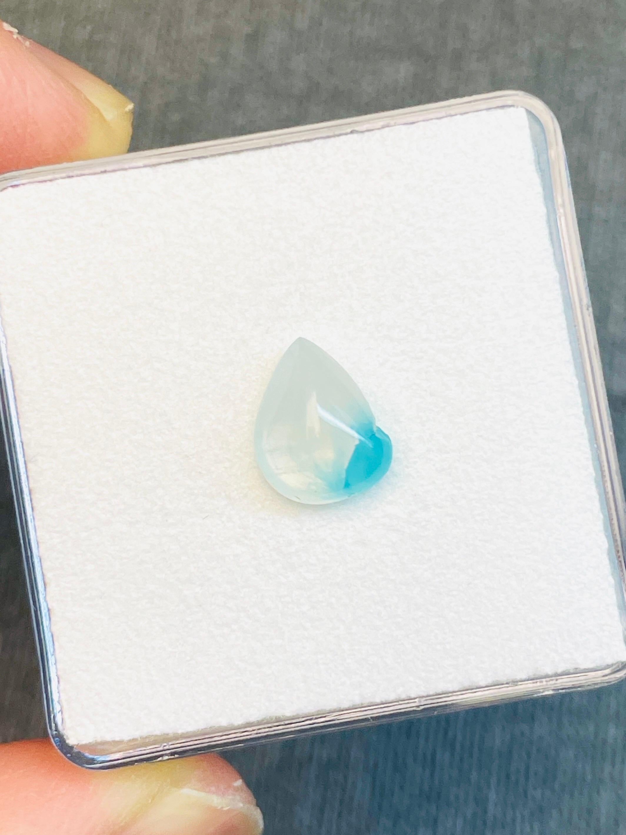 Pure beauty color paraiba Brazil Crystal with special neon blue color Unheated 

Name: Brazil paraiba Unheated 
Weight:1.93ct
Size: 9.76*7.92*4.58mm
Origin: Brazil 
Color: white and neon blue 
Clarity: Eye clean 
Cut : standard cut