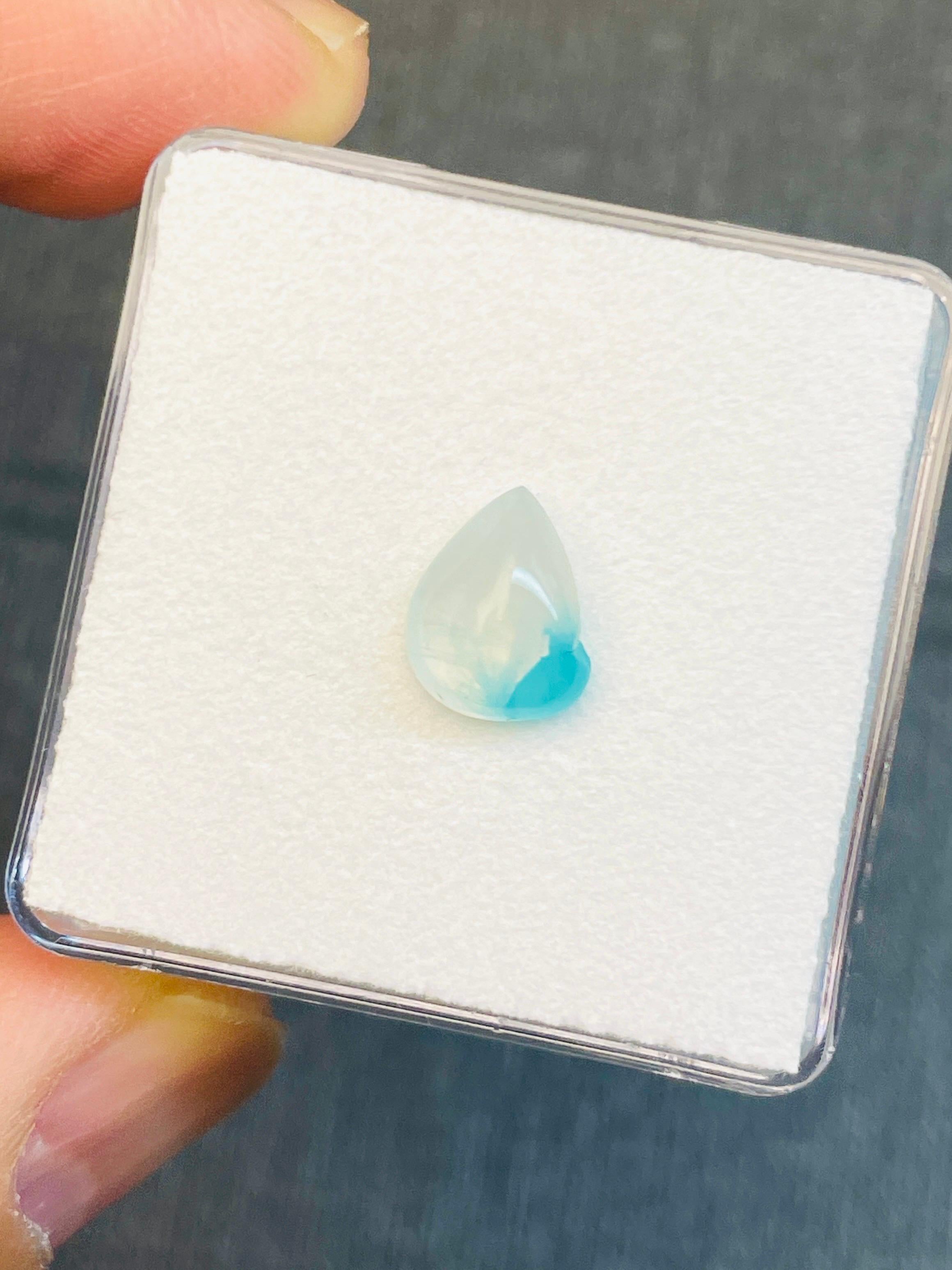 GIA beauty neon color paraiba Brazil Unheated with natural Crystal  In New Condition For Sale In bangkok, TH