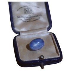 GIA Blue Star Sapphire No Heat Sri Lanka Certified Natural Vintage 10.69 Carats