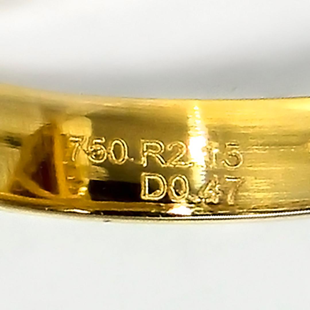 GIA Anello di fidanzamento con rubino di sangue di piccione in oro giallo 18 carati da 2,15 carati in vendita 3