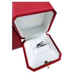 GIA Cartier 18K White Gold LOVE Solitaire 0.92ct Diamond Engagement Ring
