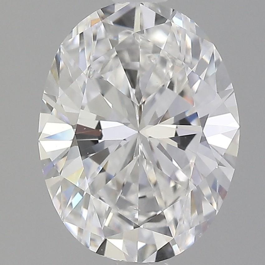 GIA Cert. Diamant naturel en vrac de 4,02 carats, couleur E, VS2, pureté, taille ovale Pour femmes en vente