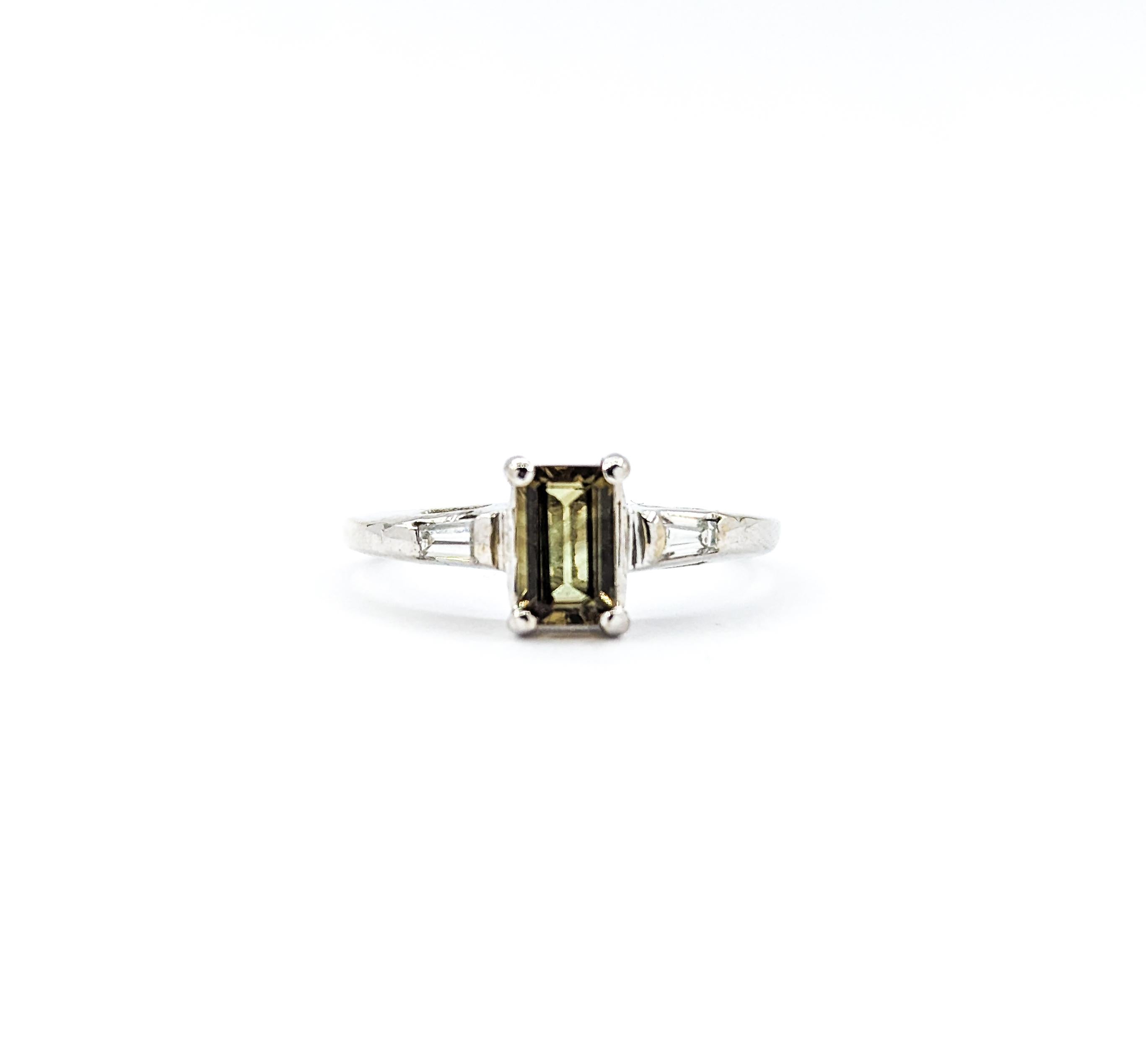 GIA Cert .77ct Alexandrit & Diamant Vintage Hochzeit Set in Weißgold 5