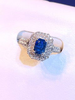 Certificat GIA 2.15 Ct Natural No heat Kashmir Sapphire Unheated Blue Color