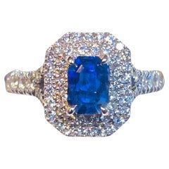 Certificat GIA 2.15 Ct Natural No heat Kashmir Sapphire Unheated Blue Color