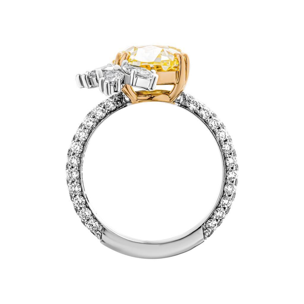graff oval diamond ring