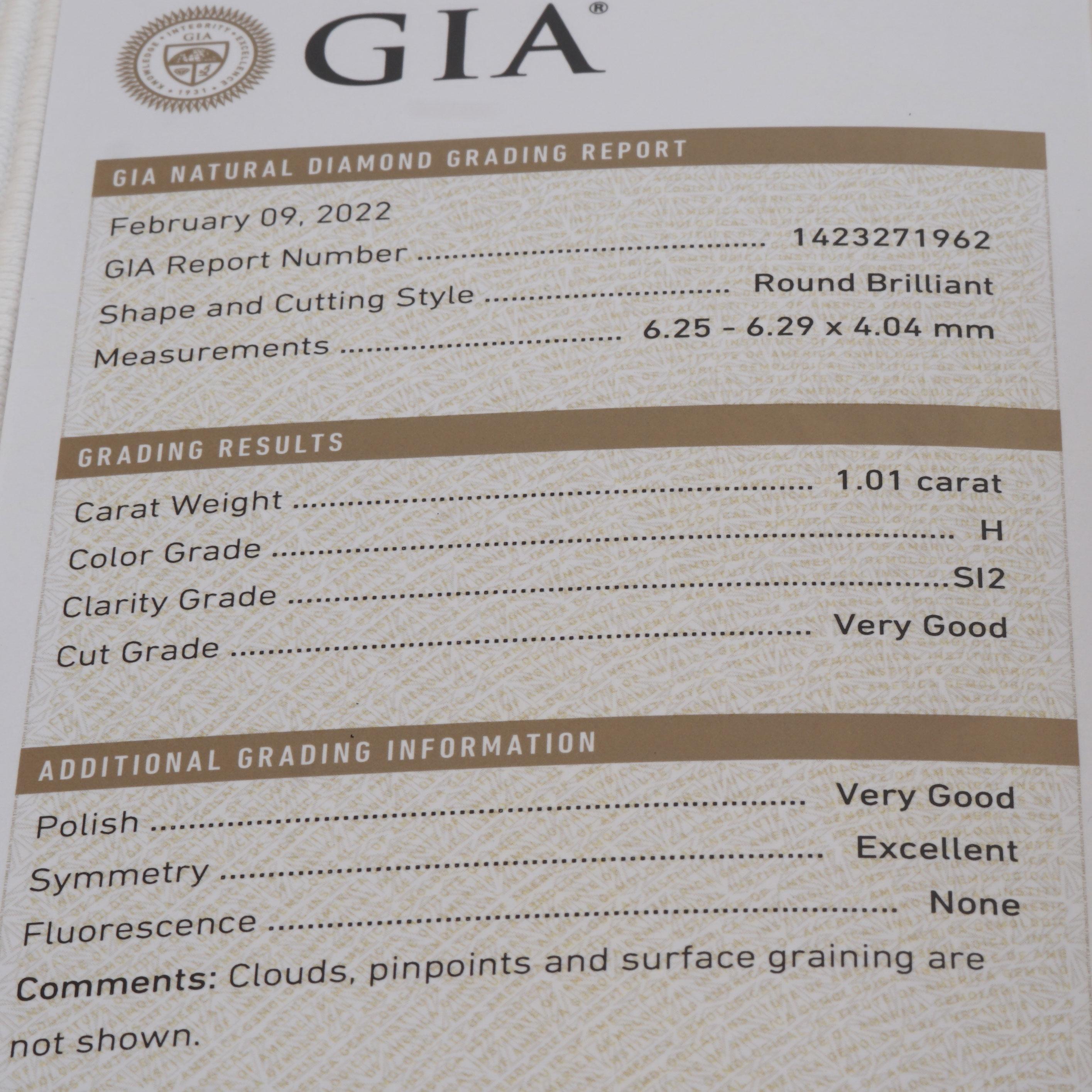 GIA-zertifizierte Brillant-Ohrstecker mit Vollschliff 2,03 ct W SI-Schliff Sehr gut träumend im Angebot 6