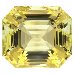 Citrine octogonale en quartz naturel non traité certifiée par le GIA pesant 42,43 carats