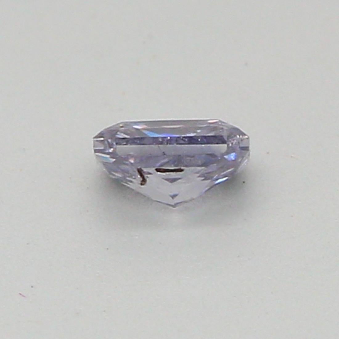 GIA Certified 0.09 Carat Fancy Violetish Gray Clarity Diamond For Sale 1