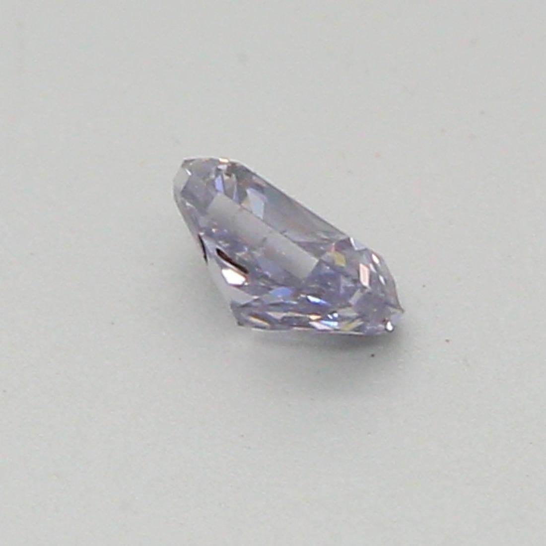 GIA Certified 0.09 Carat Fancy Violetish Gray Clarity Diamond For Sale 2