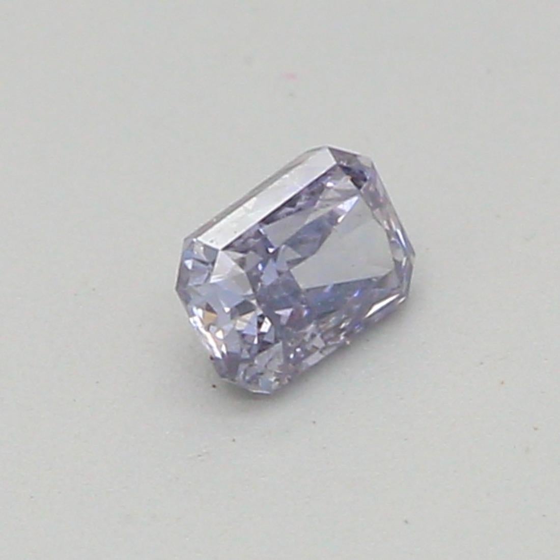 GIA Certified 0.09 Carat Fancy Violetish Gray Clarity Diamond For Sale 3