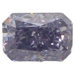 Diamante certificado por GIA de 0,09 quilates de claridad gris violácea fantasía