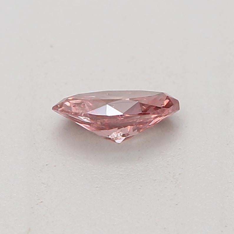 GIA-zertifizierter 0,11 Karat Fancy Deep Pink Diamond im Zustand „Neu“ im Angebot in บางรัก, TH