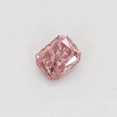 GIA Certified 0.13 Carat Fancy Intense Pink Diamond