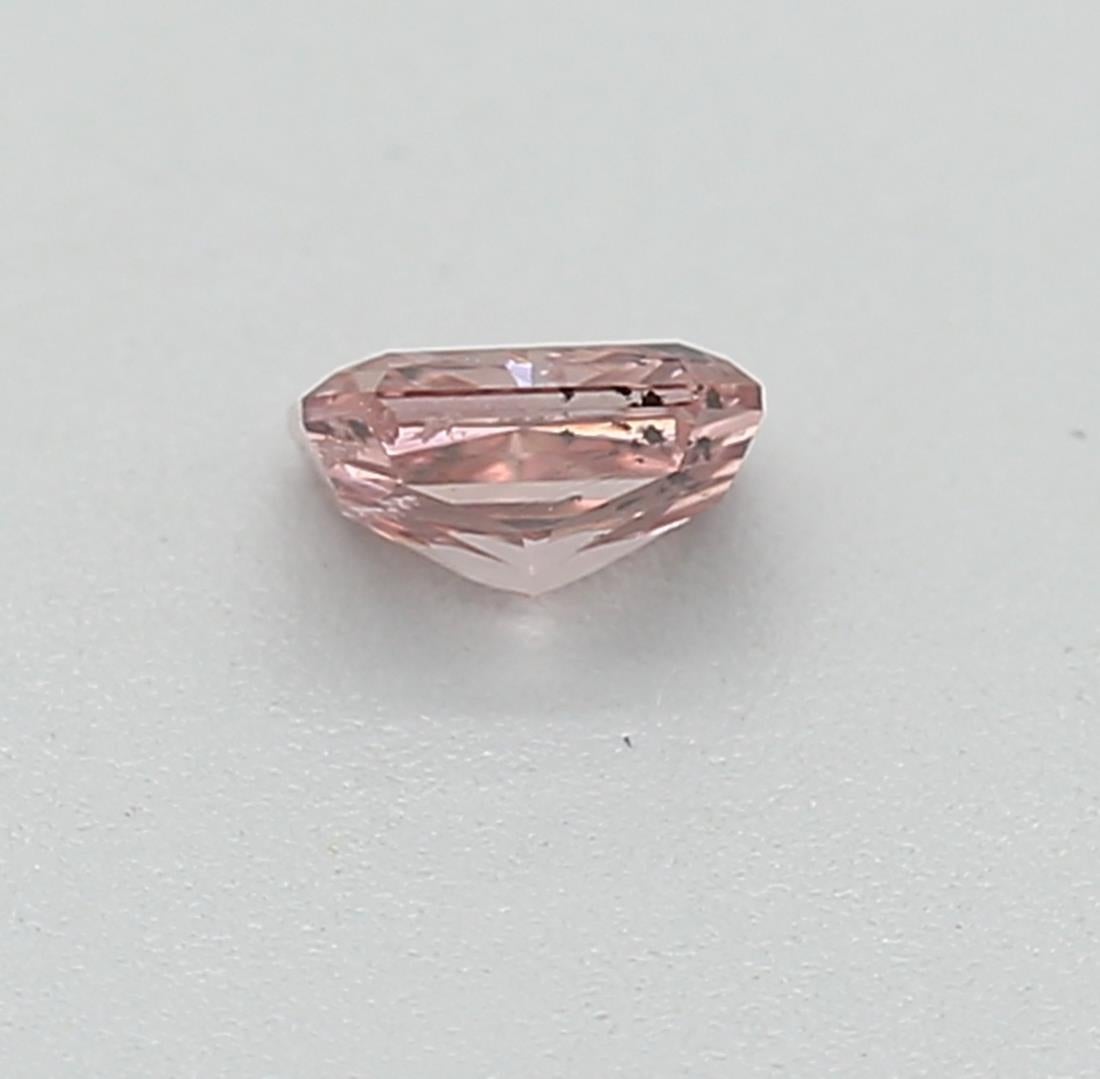 da uomo o donna Diamante rosa intenso da 0,13 carati certificato GIA in vendita