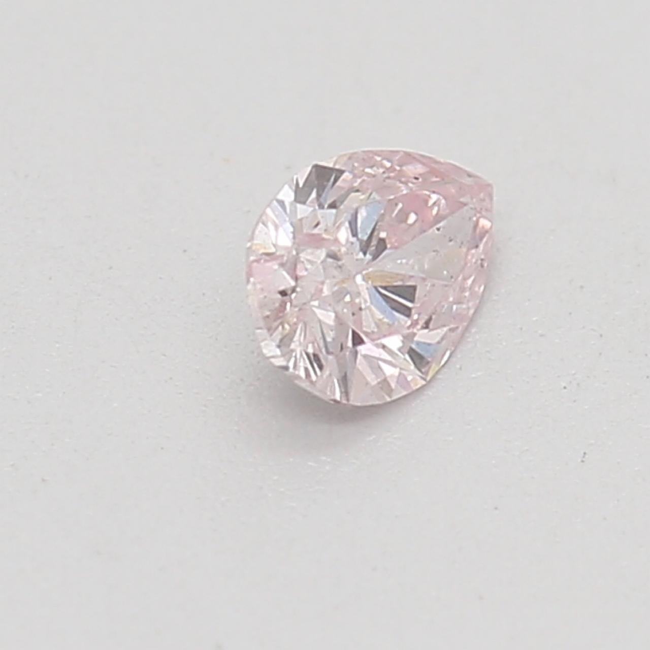 Women's or Men's GIA Certified 0.13 Carat Fancy Light Yellow SI1 Clarity Diamond For Sale