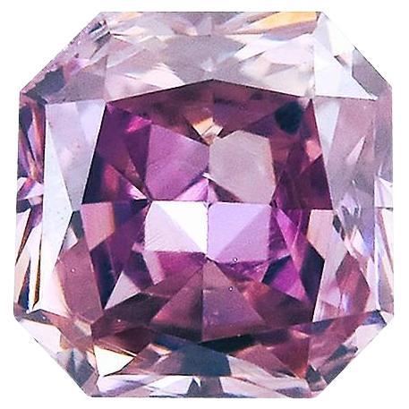 GIA Certificado 0.13ct Fancy Deep Pink Cut Cornered Square Diamante Natural