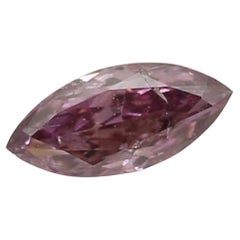 GIA Certified 0.15 Carat Fancy Deep Brownish Purple Pink Diamond