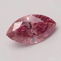 GIA Certified 0.16 Carat Fancy Brownish Pink SI2 Clarity Diamond