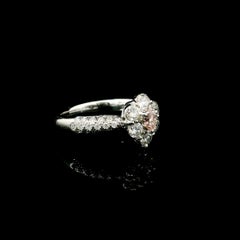 0.175 Carat Fancy Pink SI1 Clarity Diamond Ring