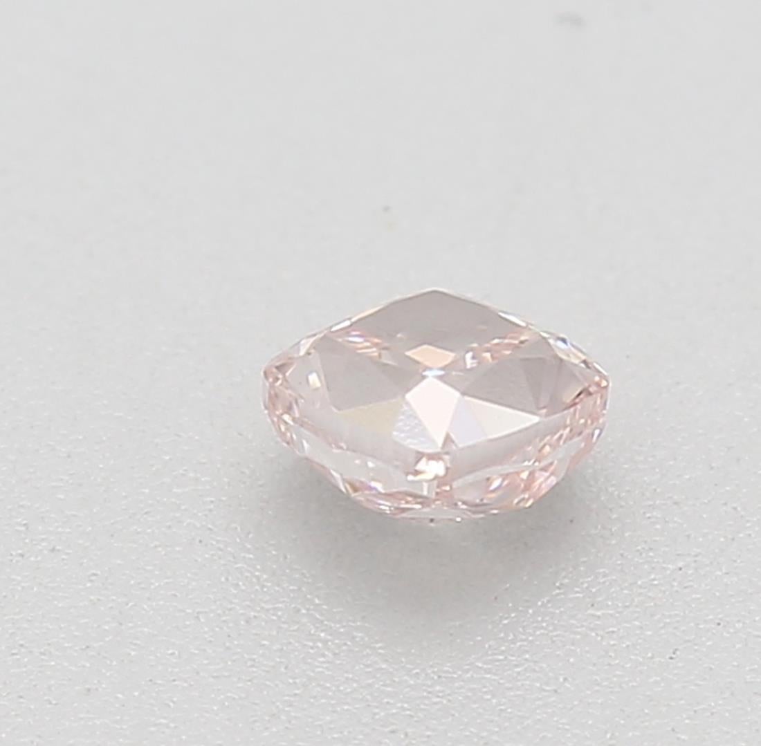 GIA Certified 0.18 Carat Fancy Orangy Pink SI1 Clarity Diamond In New Condition For Sale In บางรัก, TH