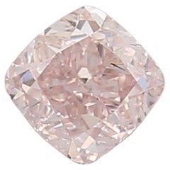 GIA-zertifizierter 0,18 Karat Fancy Orangy Pink SI1 Reinheit Diamant