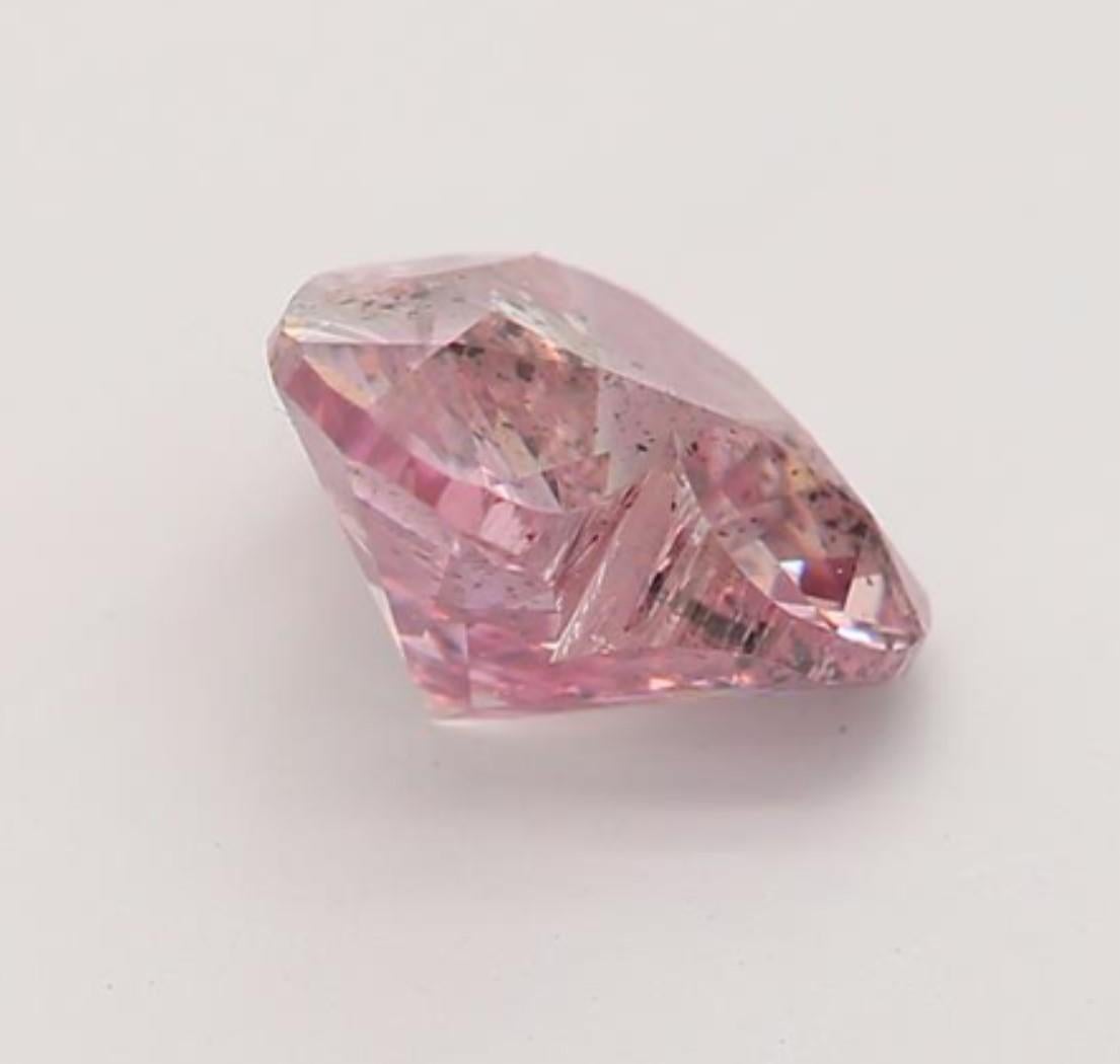 GIA Certified 0,19 Carat Fancy Pink Purple I2 Clarity Diamond In condizioni Nuovo in vendita a บางรัก, TH