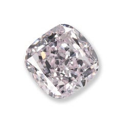 GIA Certified 0.19 TCW Fancy Light Pink Natural Diamond