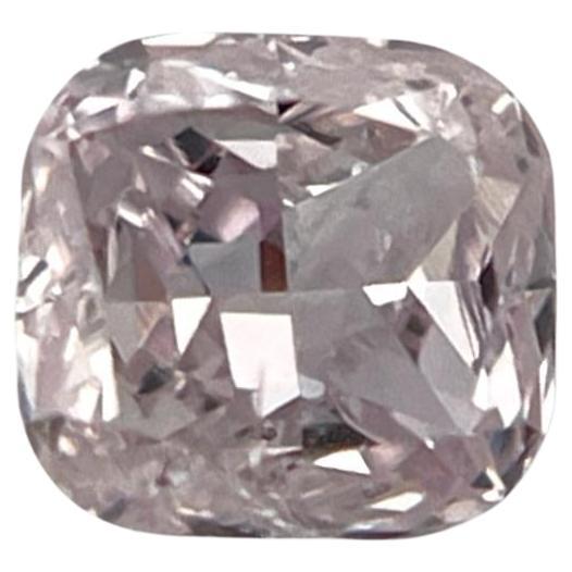 GIA Certified 0.19 TCW Fancy Light Pink Natural Diamond For Sale