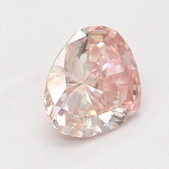 GIA Certified 0.20 Carat Fancy Light Brownish Pink SI1 Clarity Diamond
