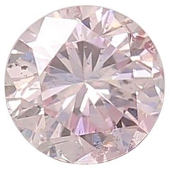 GIA Certified 0,20 Carat Fancy Light Pink I1 Clarity Diamante certificato 0,20 Carat Fancy Light Pink I1 Clarity