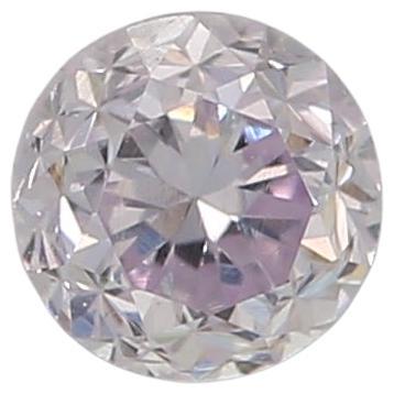GIA Certified 0.21 Carat Fancy Light Purplish Pink SI1 Clarity Diamond