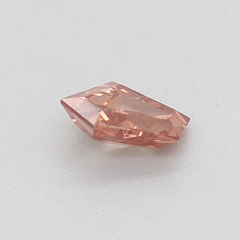 GIA Certified 0.23 Carat Fancy Deep Orangy Pink SI2 Clarity Diamond In New Condition For Sale In บางรัก, TH