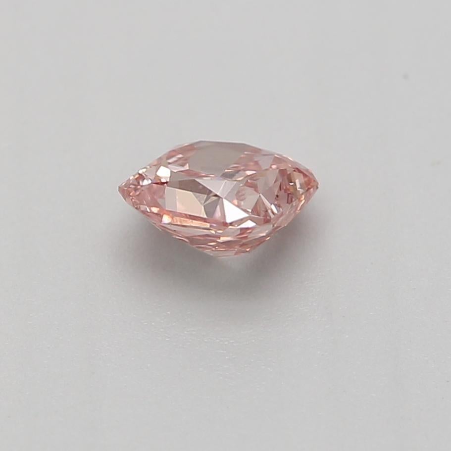 GIA Certified 0.23 Carat Fancy Intense Pink SI2 Clarity Diamond In New Condition For Sale In บางรัก, TH
