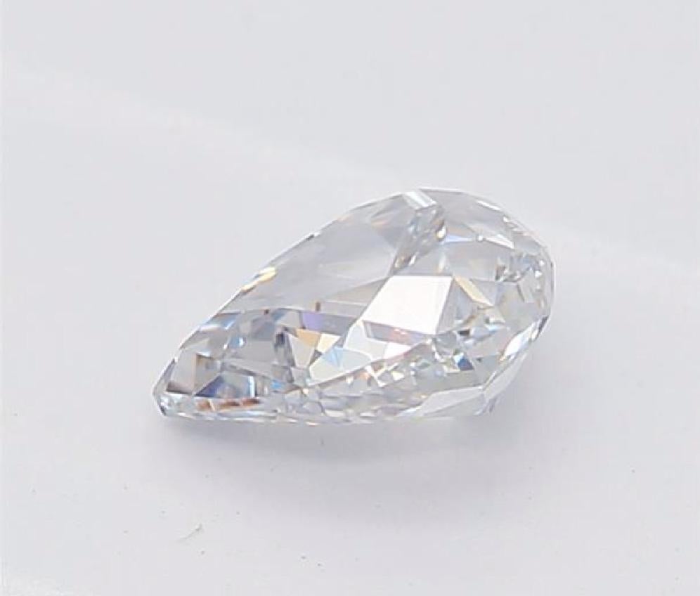Taglio a goccia Diamante certificato GIA da 0,23 carati di colore blu grigio chiaro VS1 di chiarezza in vendita