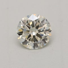 GIA Certified 0.25 Carat Faint Yellow Green SI1 Clarity Diamond