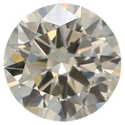 GIA Certified 0.25 Carat Faint Yellow Green SI1 Clarity Diamond