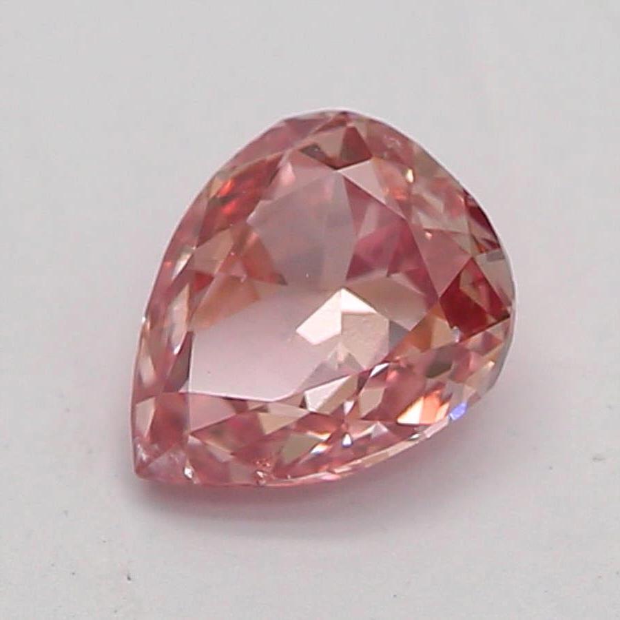 Certificate: GIA 
Report Number: 2196001874
Shape And Cut: Pear
Carat Weight: 0.25 carat
Measurements: 4.51 x 3.61 x 2.06 mm
Color Grade: Fancy Brownish Orangy Pink

FEATURES OF THE DIAMOND:

This Fancy Brownish Orangy Pink Diamond is a rare and