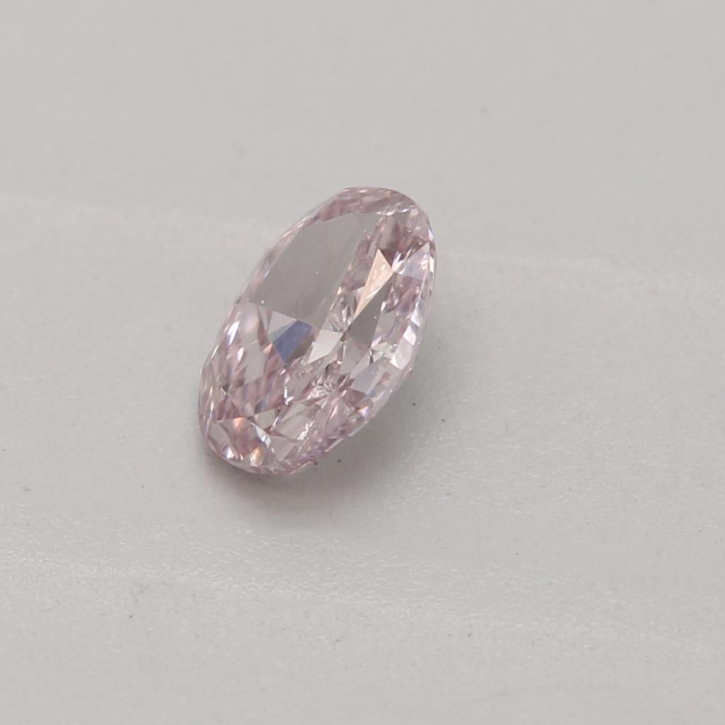 Women's or Men's GIA Certified 0.25 Carat Fancy Brownish Pink VS2 Clarity Diamond For Sale