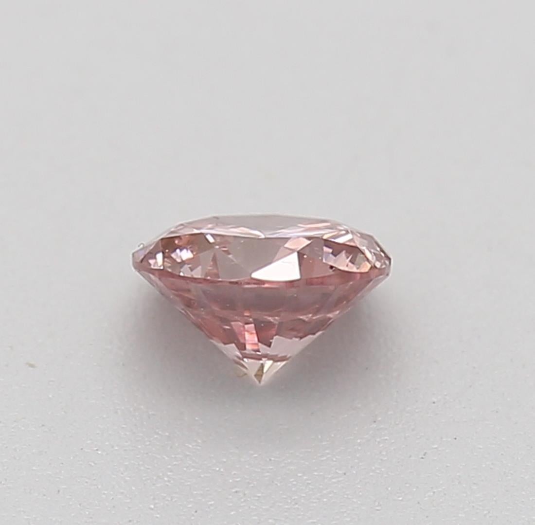 da uomo o donna GIA Certified 0,25 Carat Fancy Orangy Pink SI2 Clarity Diamante certificato 0,25 Carat Fancy Orangy Pink SI2 Clarity in vendita