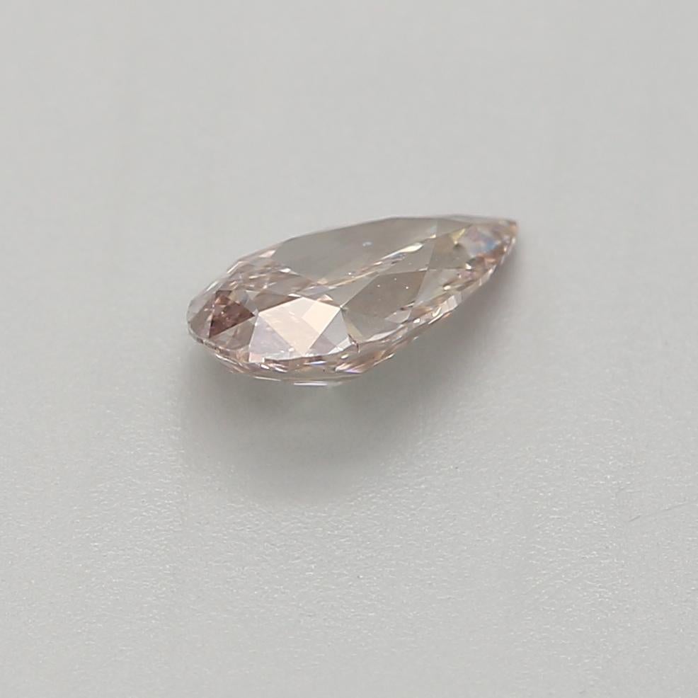 GIA Certified 0.25 Carat Fancy Pinkish Brown SI2 Clarity Diamond In New Condition For Sale In บางรัก, TH
